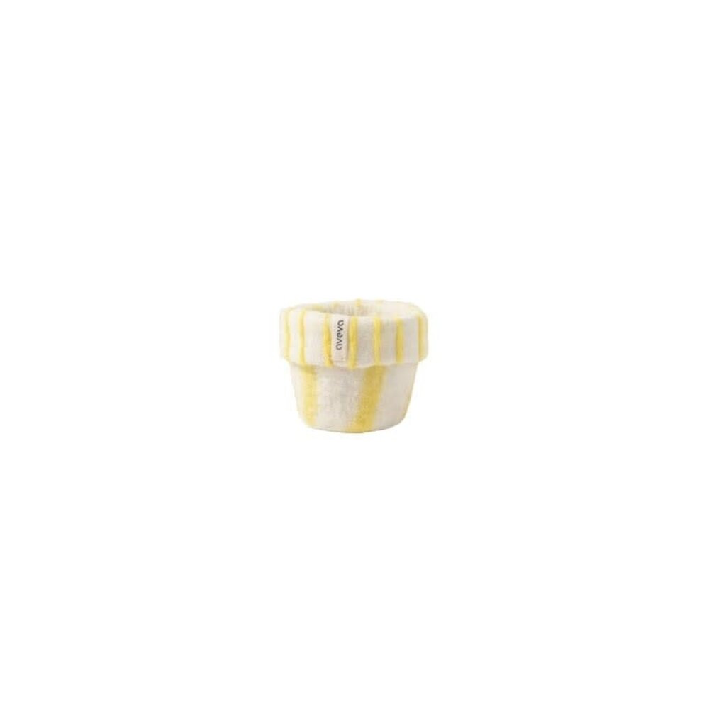 Aveva Design Aveva design - bloempot vilt S - lemonade Aveva Design Aveva design - bloempot vilt S - lemonade
