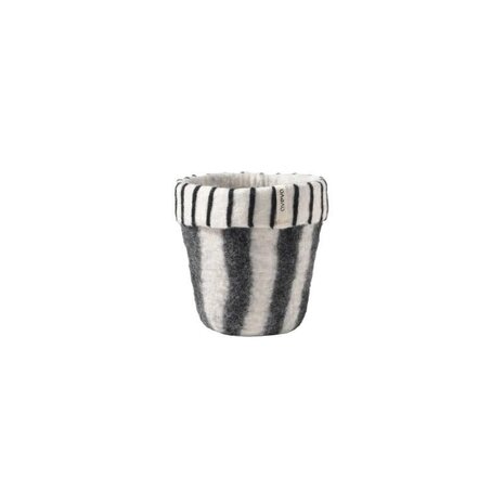 Aveva Design Aveva design - bloempot vilt M - zebra Aveva Design Aveva design - bloempot vilt M - zebra