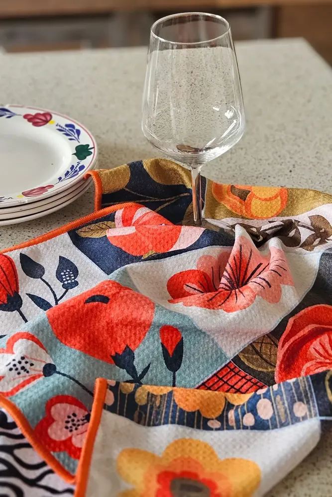 SooBluu SooBluu - keukenhanddoek (50 x 70 cm) - posy SooBluu SooBluu - keukenhanddoek (50 x 70 cm) - posy