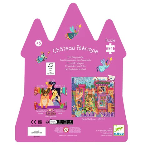 Djeco Djeco - puzzel - feeënkasteel (54 stukjes) Djeco Djeco - puzzel - feeënkasteel (54 stukjes)