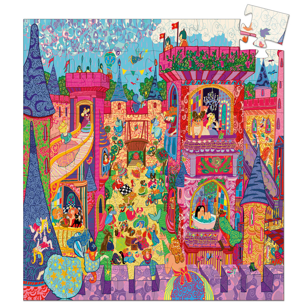 Djeco Djeco - puzzel - feeënkasteel (54 stukjes) Djeco Djeco - puzzel - feeënkasteel (54 stukjes)
