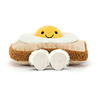 Jellycat Jellycat - amuseables knuffel - egglantine egg on toast Jellycat Jellycat - amuseables knuffel - egglantine egg on toast