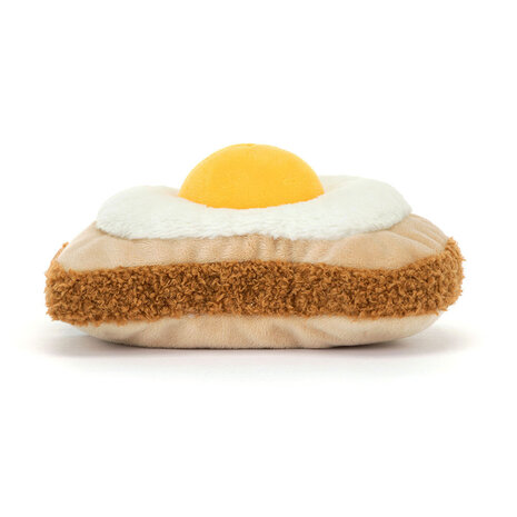 Jellycat Jellycat - amuseables knuffel - egglantine egg on toast Jellycat Jellycat - amuseables knuffel - egglantine egg on toast