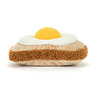 Jellycat Jellycat - amuseables knuffel - egglantine egg on toast Jellycat Jellycat - amuseables knuffel - egglantine egg on toast