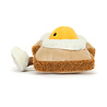 Jellycat Jellycat - amuseables knuffel - egglantine egg on toast Jellycat Jellycat - amuseables knuffel - egglantine egg on toast