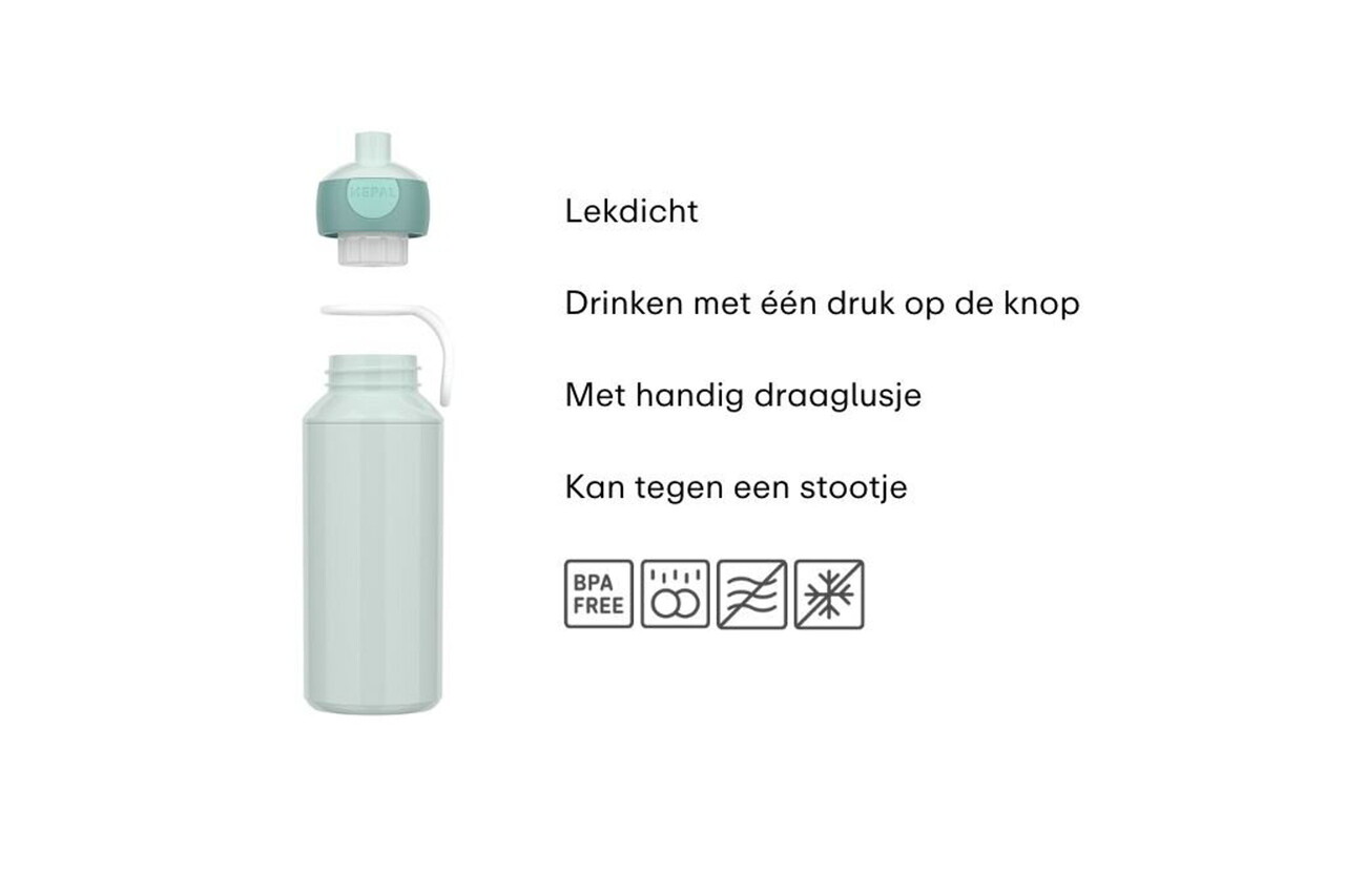 Mepal Mepal - drinkfles pop-up campus 400 ml - hot wheels