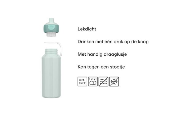 Mepal Mepal - drinkfles pop-up campus 400 ml - hot wheels