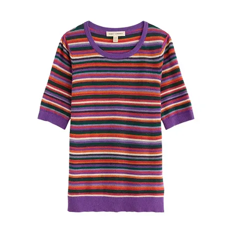 Seasalt Seasalt - summer lawn top - tinctoria wild orchid Seasalt Seasalt - summer lawn top - tinctoria wild orchid