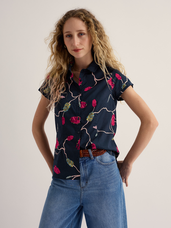 Seasalt Seasalt - rushmaker shirt - bottlebrush maritime