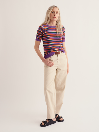 Seasalt Seasalt - summer lawn top - tinctoria wild orchid Seasalt Seasalt - summer lawn top - tinctoria wild orchid