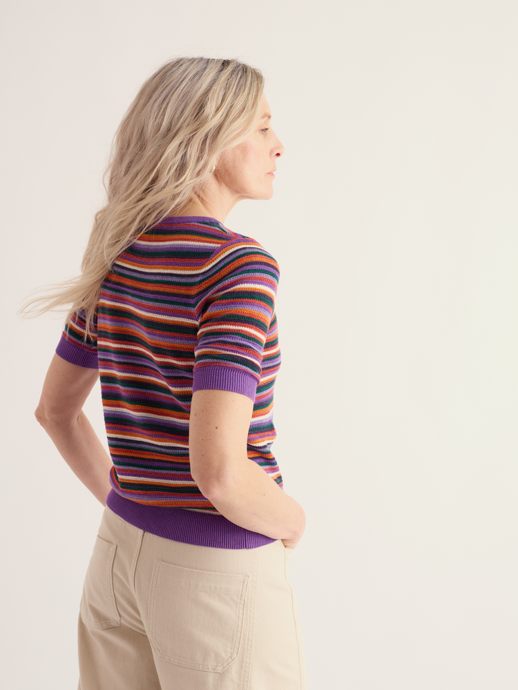 Seasalt Seasalt - summer lawn top - tinctoria wild orchid Seasalt Seasalt - summer lawn top - tinctoria wild orchid