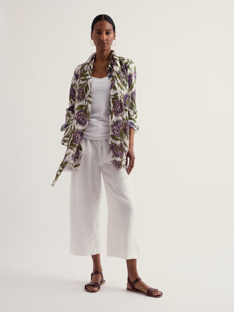 Seasalt Seasalt - larissa shirt - proteas chalk Seasalt Seasalt - larissa shirt - proteas chalk