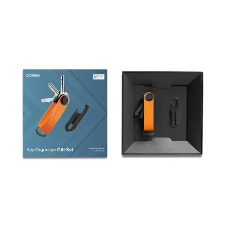 Orbitkey Orbitkey - key organizer - gift set - active tangerine Orbitkey Orbitkey - key organizer - gift set - active tangerine