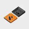 Orbitkey Orbitkey - key organizer - gift set - crazy horse black (orange stitching) Orbitkey Orbitkey - key organizer - gift set - crazy horse black (orange stitching)
