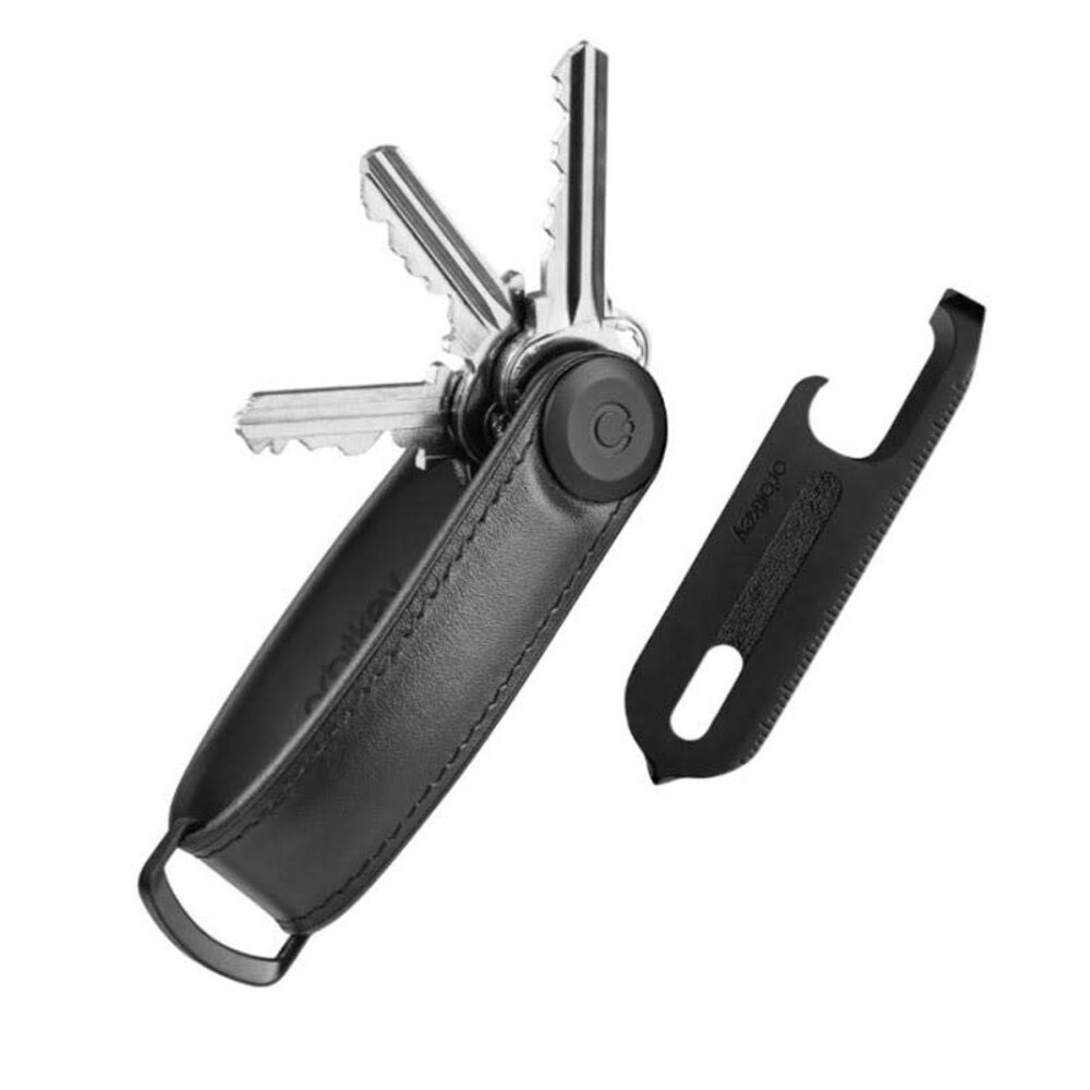 Orbitkey Orbitkey - key organizer - gift set - hybrid leather black Orbitkey Orbitkey - key organizer - gift set - hybrid leather black
