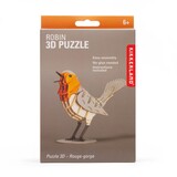 Kikkerland Kikkerland - 3d puzzel - roodborstje Kikkerland Kikkerland - 3d puzzel - roodborstje
