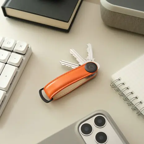 Orbitkey Orbitkey - key organizer 2.0 - premium leather - terracotta Orbitkey Orbitkey - key organizer 2.0 - premium leather - terracotta