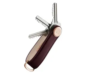 Orbitkey Orbitkey - key organizer 2.0 - premium leather - wine Orbitkey Orbitkey - key organizer 2.0 - premium leather - wine