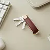 Orbitkey Orbitkey - key organizer 2.0 - premium leather - wine Orbitkey Orbitkey - key organizer 2.0 - premium leather - wine