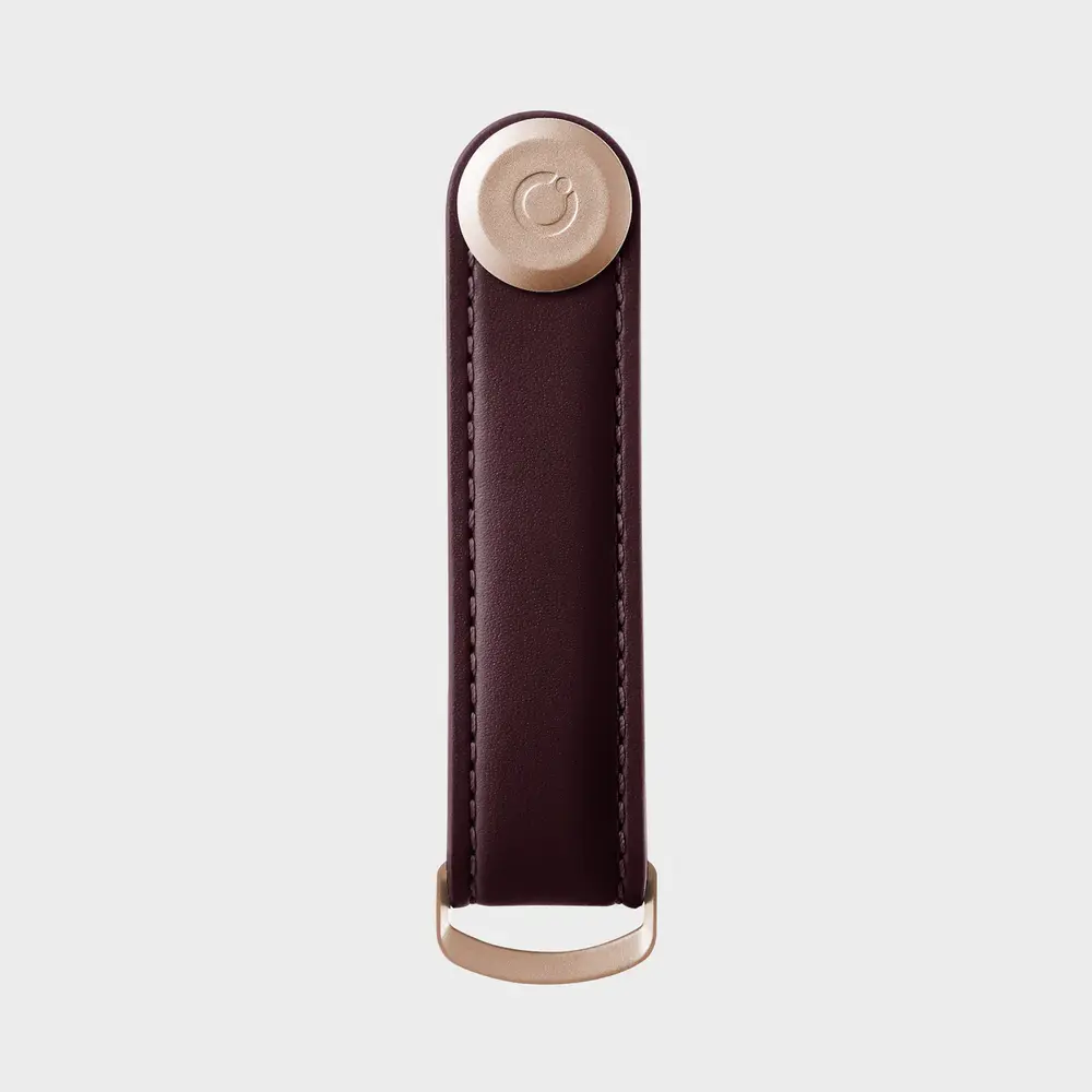 Orbitkey Orbitkey - key organizer 2.0 - premium leather - wine Orbitkey Orbitkey - key organizer 2.0 - premium leather - wine