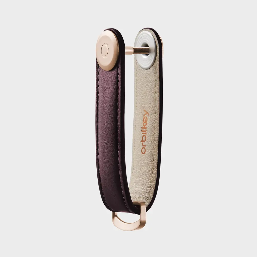 Orbitkey Orbitkey - key organizer 2.0 - premium leather - wine Orbitkey Orbitkey - key organizer 2.0 - premium leather - wine