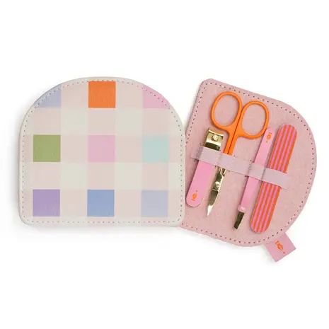 Kikkerland Kikkerland - inkerie - manicure set roze Kikkerland Kikkerland - inkerie - manicure set roze