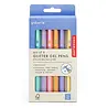 Kikkerland Kikkerland - inkerie - navulbare glitter gel pens (set van 6)
