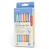 Kikkerland Kikkerland - inkerie - navulbare glitter gel pens (set van 6)