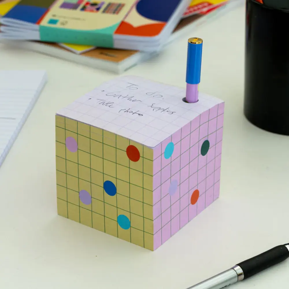 Kikkerland Kikkerland - inkerie - sticky note blok met pen