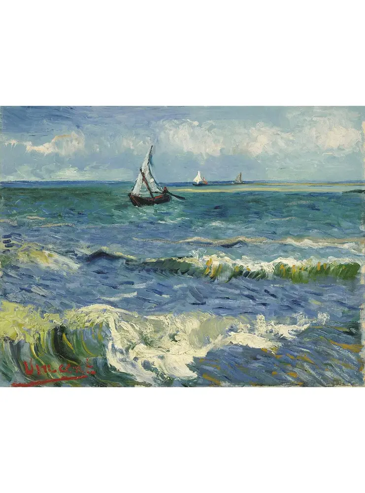 Kunstsokken Kunstsokken - zee bij les saintes-maries-de-la-mer