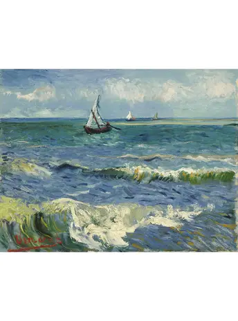 Kunstsokken Kunstsokken - zee bij les saintes-maries-de-la-mer
