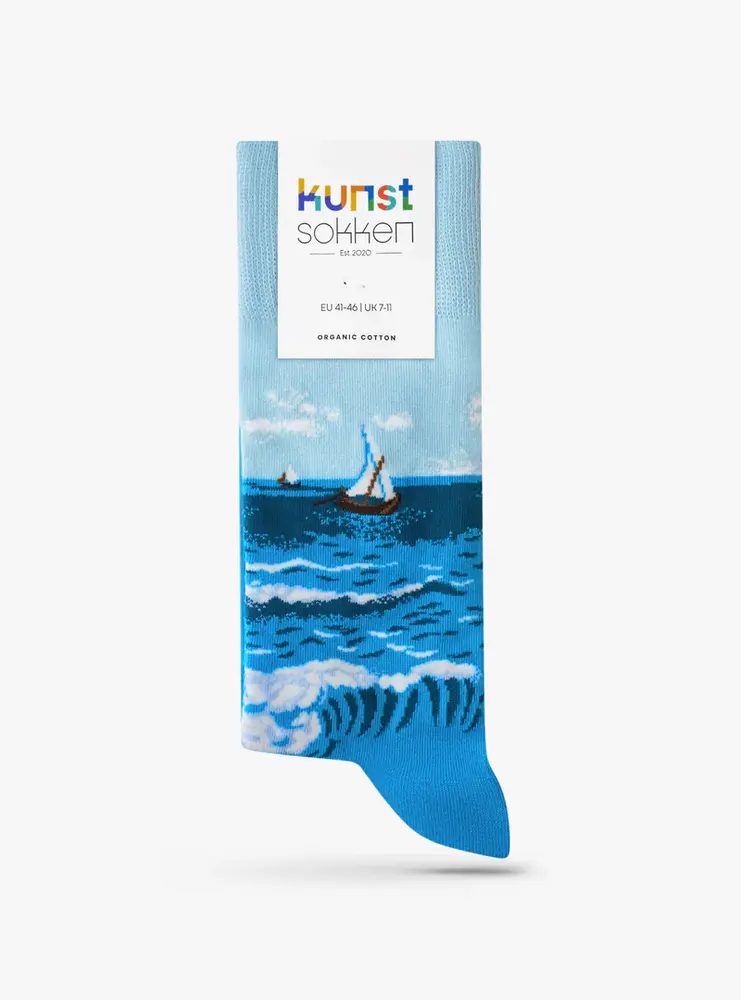 Kunstsokken Kunstsokken - zee bij les saintes-maries-de-la-mer