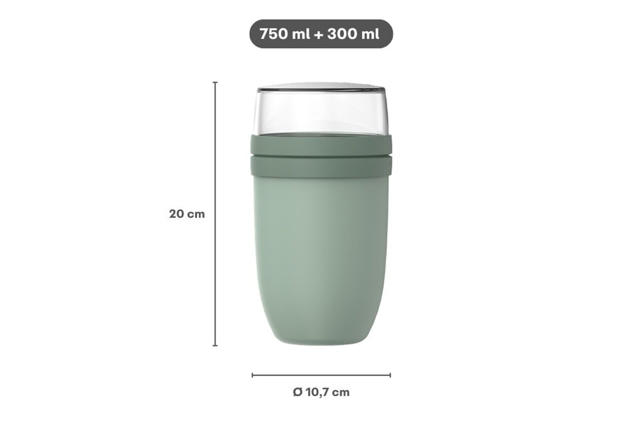 Mepal Mepal - lunchpot ellipse xl (750 + 300 ml) - vivid blue Mepal Mepal - lunchpot ellipse xl (750 + 300 ml) - vivid blue
