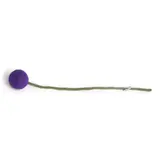 Gry & Sif Gry & sif - bloem craspedia (2 cm) - bright purple Gry & Sif Gry & sif - bloem craspedia (2 cm) - bright purple