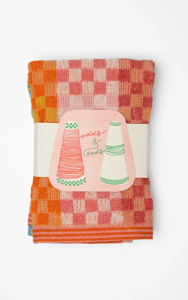 Foekje Fleur Foekje fleur - odds & ends - multi doekjes checkered check #134 (set van 2) Foekje Fleur Foekje fleur - odds & ends - multi doekjes checkered check #134 (set van 2)