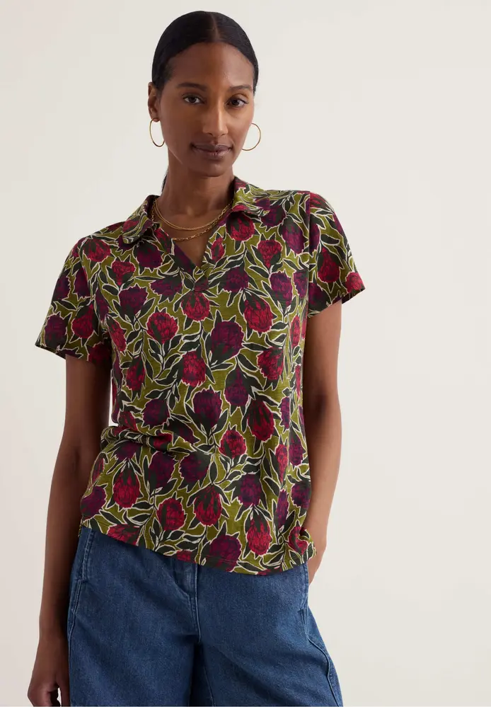 Seasalt Seasalt - s/s wavecrest shirt - proteas creek Seasalt Seasalt - s/s wavecrest shirt - proteas creek