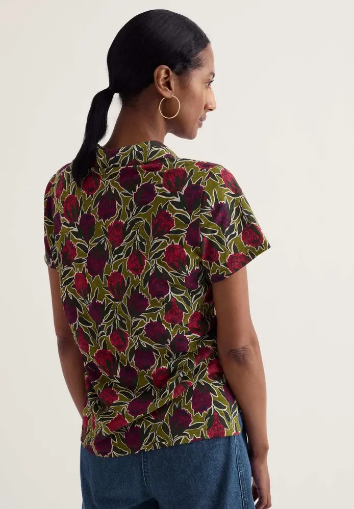 Seasalt Seasalt - s/s wavecrest shirt - proteas creek Seasalt Seasalt - s/s wavecrest shirt - proteas creek