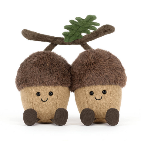 Jellycat Jellycat - amuseables knuffel - ort & tum acorns Jellycat Jellycat - amuseables knuffel - ort & tum acorns