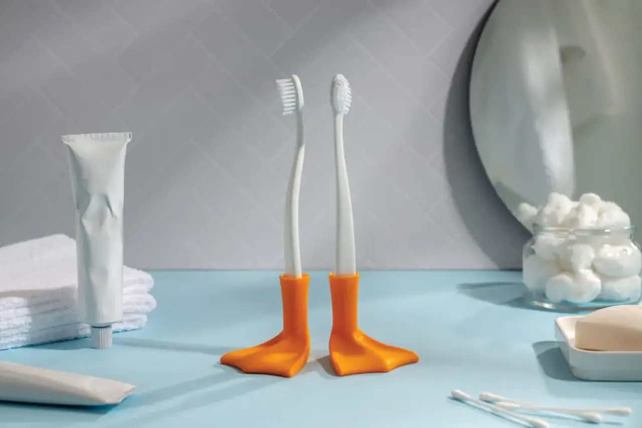 Ototo Ototo - tandenborstel houder - duck clean Ototo Ototo - tandenborstel houder - duck clean