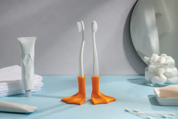 Ototo Ototo - tandenborstel houder - duck clean Ototo Ototo - tandenborstel houder - duck clean
