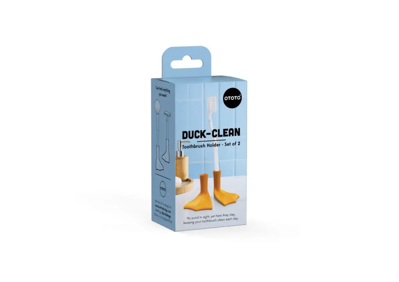 Ototo Ototo - tandenborstel houder - duck clean Ototo Ototo - tandenborstel houder - duck clean