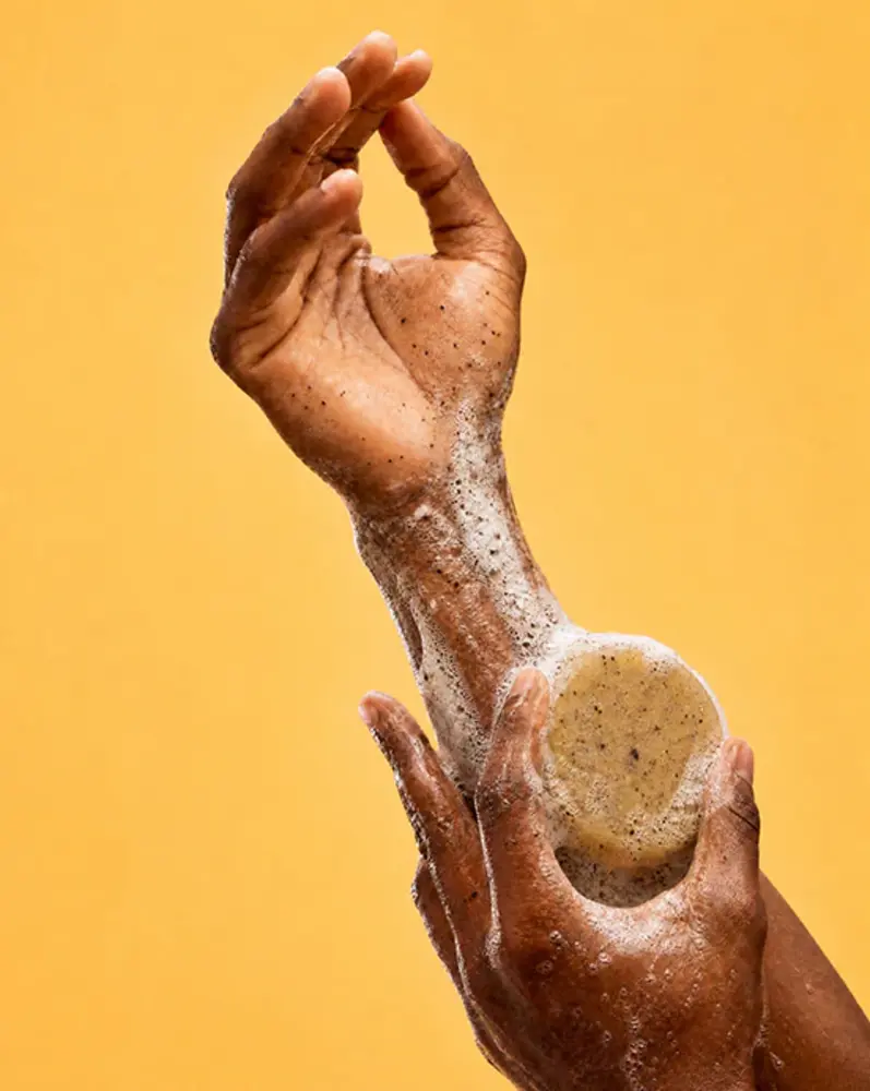 SOLYD SOLYD - body scrub bar - mango papaja