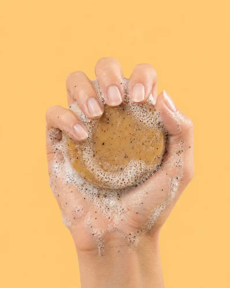 SOLYD SOLYD - body scrub bar - mango papaja