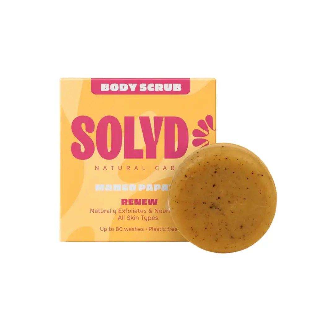 SOLYD SOLYD - body scrub bar - mango papaja