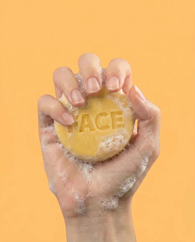 SOLYD SOLYD - face scrub bar - mango papaja