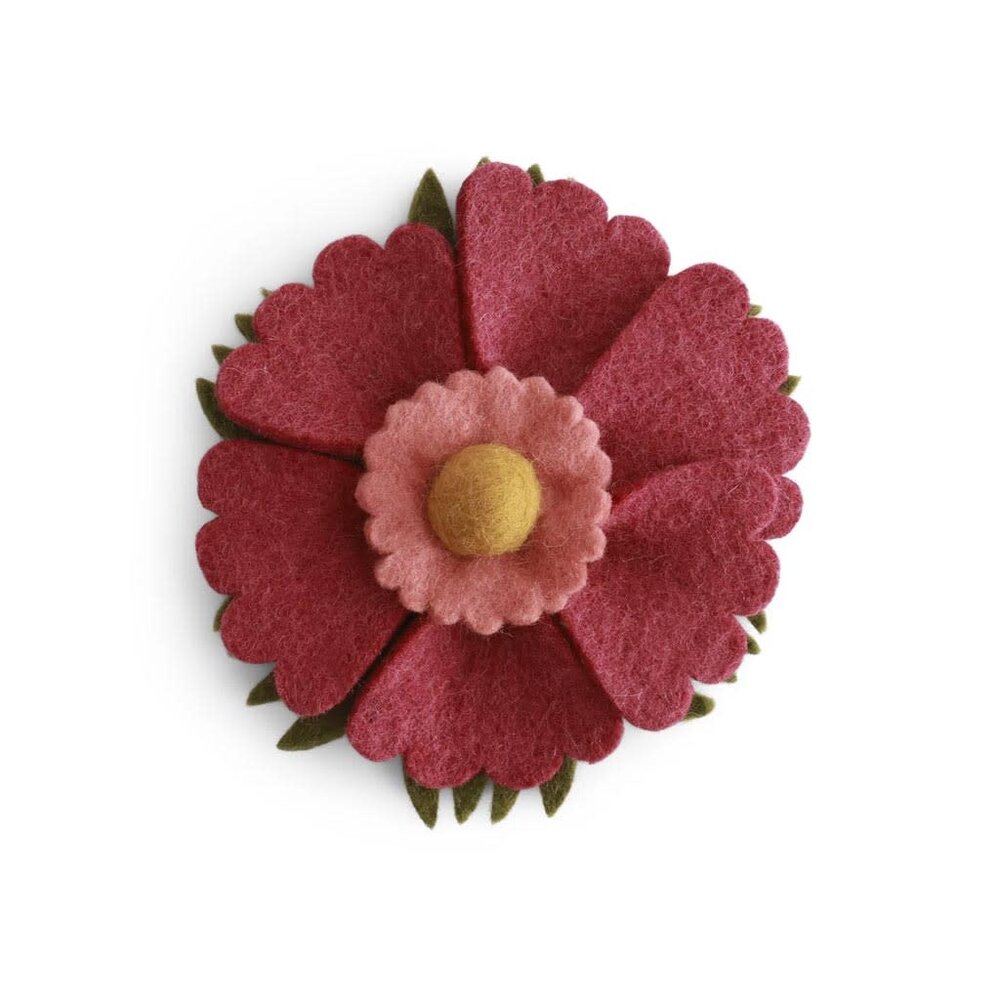 Gry & Sif Gry & sif - muurdecoratie autumn anemone - wine red Gry & Sif Gry & sif - muurdecoratie autumn anemone - wine red