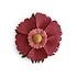 Gry & sif - muurdecoratie autumn anemone - wine red Gry & sif - muurdecoratie autumn anemone - wine red