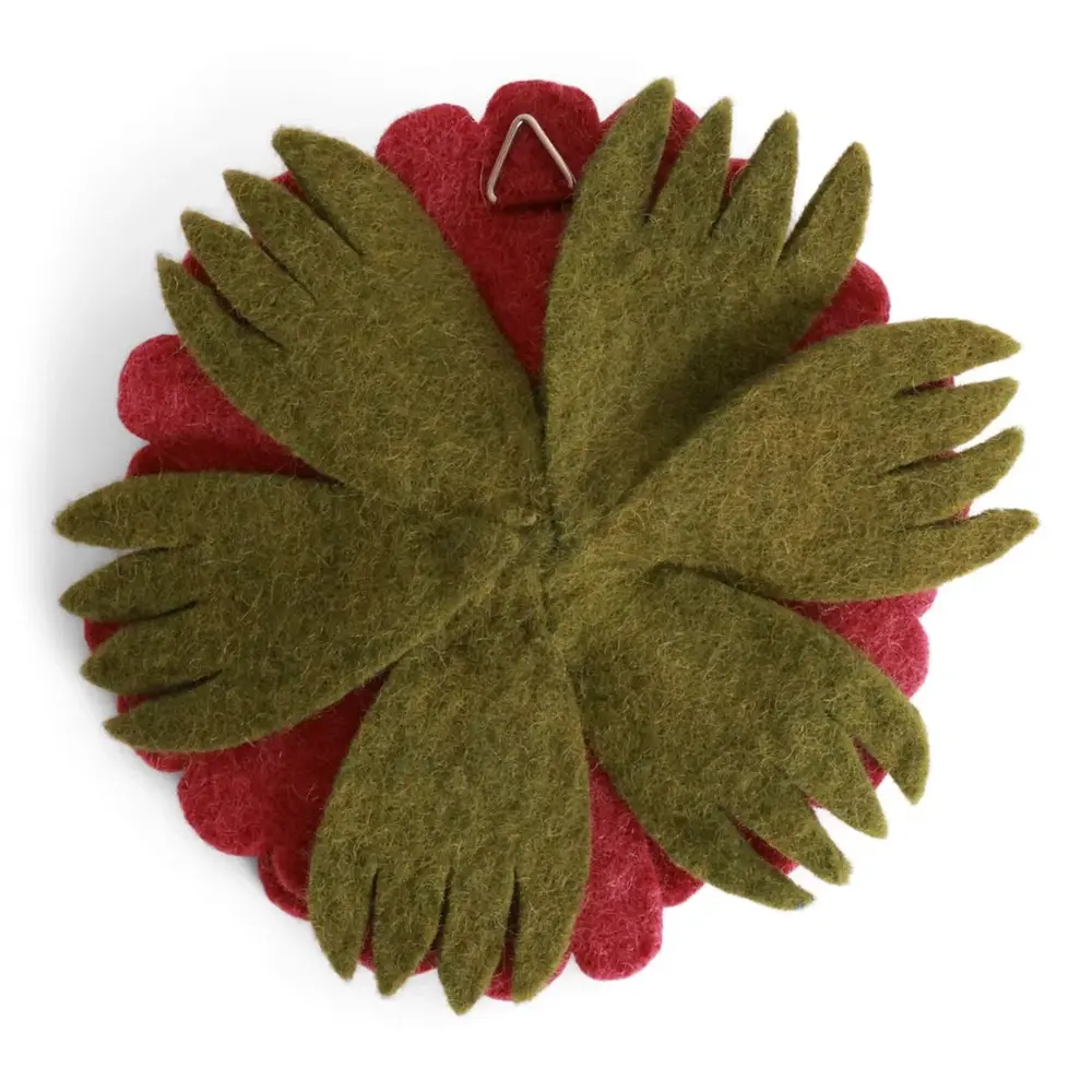 Gry & Sif Gry & sif - muurdecoratie autumn anemone - wine red Gry & Sif Gry & sif - muurdecoratie autumn anemone - wine red