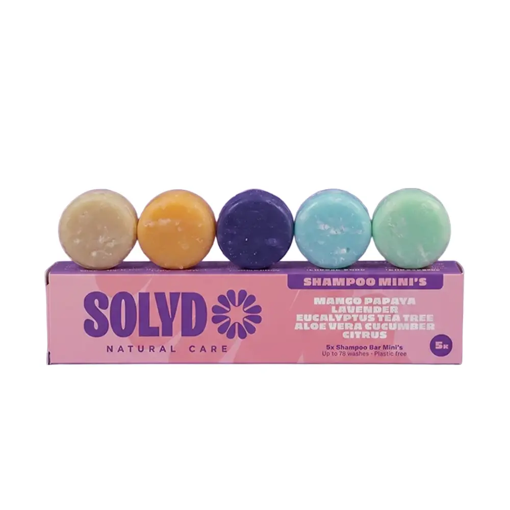 SOLYD SOLYD - proefpakket - shampoo (5 mini bars)