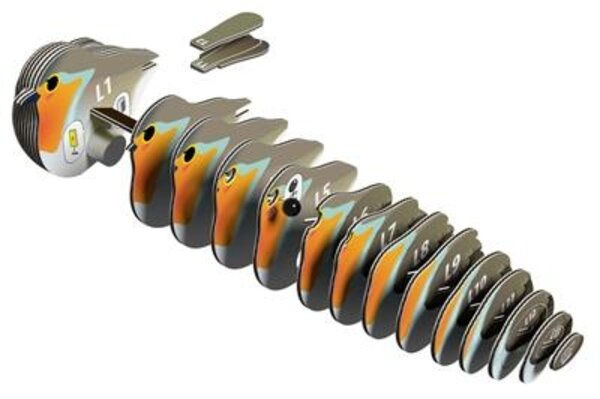 Eugy Eugy - 3d model - roodborstje (nr 137)